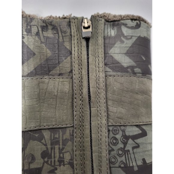 TEVA X Spyder Kiru Aztec Green Snow Winter Boots, Faux Fur Lined, 8.5 - Picture 7 of 9